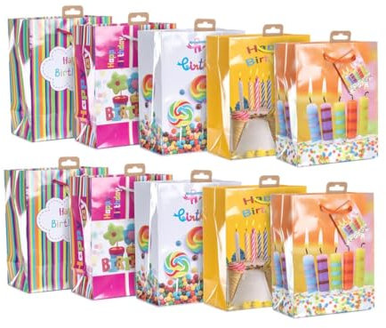 Laro Medium Geschenktüten 10-100 Stk Medium Candy, Anzahl:20, Muster Tüten:Medium Candy