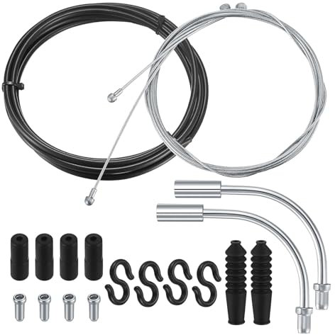 Kit de cables de frein arrière de vélo,Gaine universelle pour câble de vélo,câbles et gaines de frein vélo,Convient aux VTT et vélos de route.