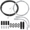 Set Filo Freno Bicicletta,Pezzi Universale Cavo Freno Biciletta in Bici,Cavi Freno Bicicletta per Anteriore Posteriore,Guaina Freno Bici,per MTB Montagna e Bicicletta da Strad