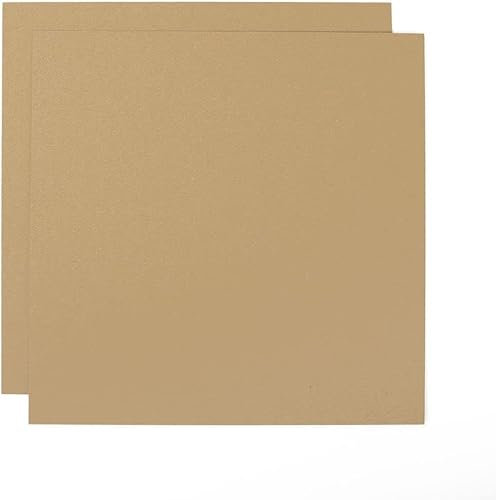Craftelier - Pack of 50 Kraft Chipboard | Compact Pressed Cardboard Sheets for Album Binding or Box Creation | Acid and Lignin Free | Thickness 1 mm - Size 30.5 x 30.5