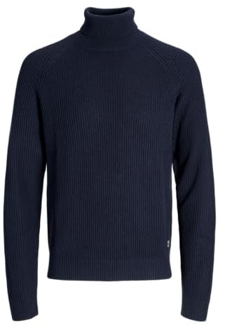 JACK & JONES Male Rollkragenpullover Einfarbig Rollkragenpullover