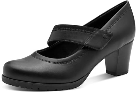 Jana Damen Pumps Vegan mit Klettverschluss