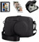 HIYQIN Protective Camera Case Compatible with Fujifilm Instax Wide 400, for Instax Wide 400/210/300, LOMO Hard EVA Case Bag with Photo Album and Magnetic Photo Sleeves - Black