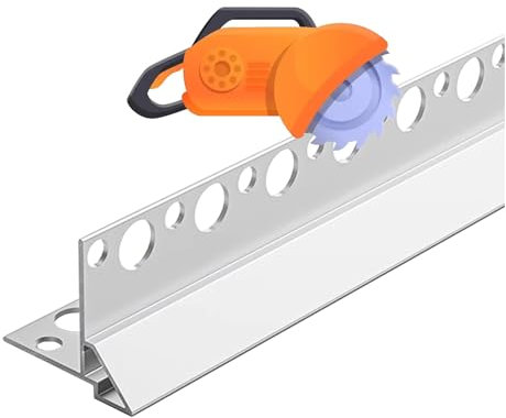 Tropfleinen Zuschneidbare Fensterbankkante Tropfleiste, Anpassbare Untere Giebel Aluminium Tropfenabweiser Streifen, Aluminium-Tropfleiste Mit Loch Für Gewerbliche Gebäude Wand(5ft/60in/152.4cm)