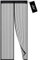 YRH Magnetic Fly Screen Door - Heavy Duty Self-Sealing Mesh,Powerful Magnets and Full Frame Magic Tape,No Drill Installation,Automatically Closes (70x200cm, Black)