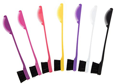 BELLIFFY 7stücke Augenbrauenpinsel Kantenpinsel Pinsel Make-up-pinsel Kantenkamm Wimpernkamm Für Gleichmäßige Anwendung Und Formgebung