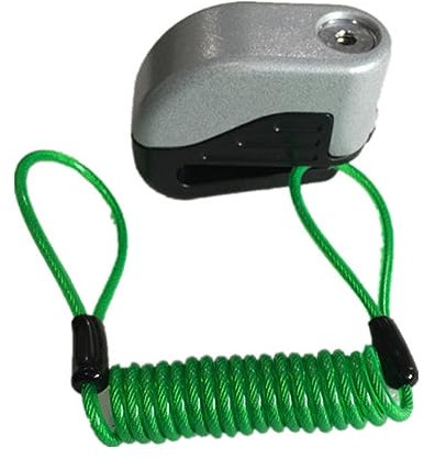HAPINARY Scheibenbremsen Schloss Reminder Kabel Grün Sicherheitskabel Mit Ösen Für Fahrrad Motorrad Roller Leichter Flexibler Diebstahlschutz Für Disc Lock Bremsscheibe