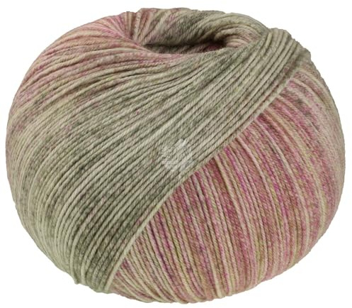 LANA GROSSA Meilenweit 100 Merino extrafine Shades | Hochwertiges Sockengarn, waschmaschinenfest | Handstrickgarn aus 75% Schurwolle & 25% Polyamid | 100g Wolle, Stricken & Häkeln | 420m Garn FB 7232