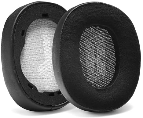 PESLNG Professional PU Leather Replacement Ear Pads for JBL E65 E65BTNC/Duet NC/LIVE650 BTNC/LIVE660 BTNC, Uses High Quality Memory Foam for More Comfort (Velvet Black)