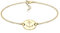 Elli Armband Damen Anker Plättchen Geo in 925 Sterling Silber vergoldet