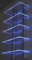 Design Regal LED, ideal für CD´s oder DVD´s, RGB Version (Mehrfarbig)