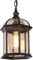 Outdoor Höhenverstellbar Pendellampe Retro Außen/Innen Hängeleuchte E27 Schwarz Wasserdichter IP23 Aluminium Glas Lampenschirm Pendelleuchte für Garten Flur Balkon Pavillon Villa Trauben Rahmen…