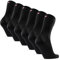 DANISH ENDURANCE 6 Paar Bambus Business Socken, Bunte Sommersocken, Superweich & Atmungsaktiv, Anti-Blasen, Unisex für Herren & Damen, Schwarz, 35-38