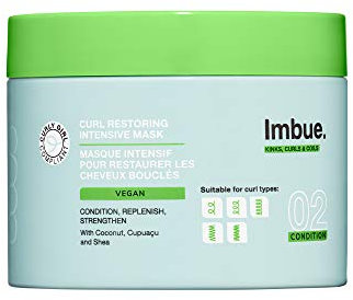 Imbue Curl Restoring Intensive Lockenmaske - Vegan und 'Curly Girl'-Methode freundlich, rosa, 300 ml