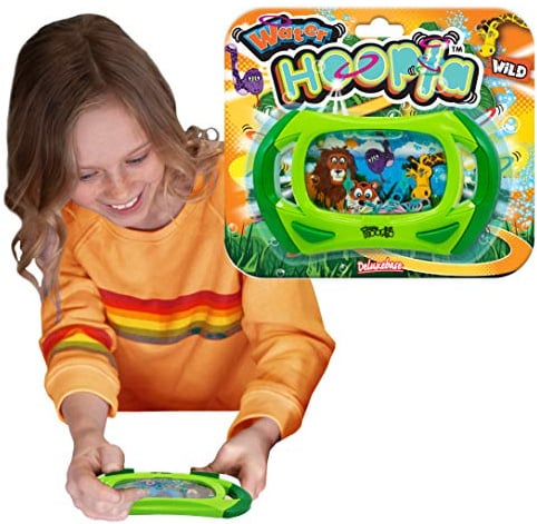 Wasser Hoopla - Safari von Deluxebase. Wildtier Retro Wasserhandspiel. Ringwurf Arkade Handspiel für Kinder und Erwachsene
