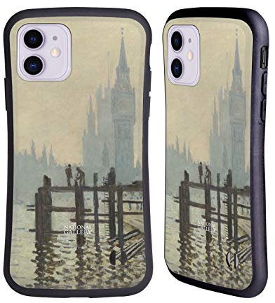Head Case Designs Officially Licensed The National Gallery Monet Thames Art Hybrid Case Compatible With Apple iPhone 11