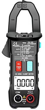 ZT-5BQ Pinza amperometrica wireless Tecnologia digitale Multimetro intelligente Voltmetro vero RMS Amperometro Condensatore auto Rang Tester NCV
