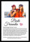 SCHILDER HIMMEL Freundschaft Holz-Poster mit Wunschbild/Name | Beste Freundin Geschenk | Wandbilder | Geburtstag | Wanddeko Dekortion