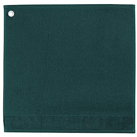 Handtuch mit Öse Curl 50 X 50 tannengrün 50 x 50 cm Winkler