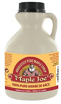 Maple Joe - 100% Puro Jarabe de Arce - Ideal para Gofres Calientes - 1 Litro
