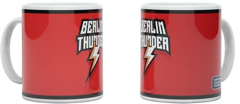 Berlin Thunder ELF Tasse Kaffeetasse Becher ** Logo rot **