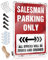 gaeruite Metall Bar Dekor Verkäufer Parking Only Blechschild Outdoor Bar Zubehör Dekor Blechschild lustig (Größe: 20 x 30 cm)