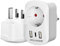 RealMade 2 Pack Reiseadapter UK Adapter auf EU mit 2 USB und 1 TYP-C, Adapter England Deutschland Stecker, EU Deutschland zu UK Adapter Typ G Steckdosenadapter