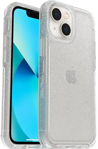 OtterBox iPhone 13 Mini & iPhone 12 Mini (Only) - Symmetry Clear Series Case - Stardust - Ultra-Sleek - Wireless Charging Compatible - Raised Edges Protect Camera & Screen - Non-Retail Packaging