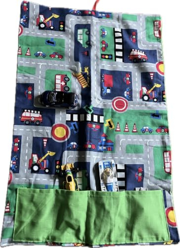 Spielstraße zum Mitnehmen Spielteppich to go unterwegs