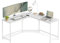 VASAGLE Scrivania Angolare, Scrivania per Computer a Forma di L, 149 x 149 x 76 cm, per Ufficio Studio Gaming, Bianco Acero LWD073W01