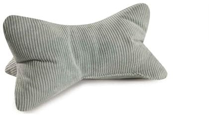 MAGMA Leseknochen INGA, Cord Look,Farbe Mint, 42cm x 22cm, ergonomische Form für Nacken- oder Lendenstütze, Flexible Stütze für Bücher, E-Books oder Tablets