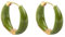 Lymphdrainage-Ohrringe, Lymph-Germanium-Creolen für Frauen, Creolen-Drainage-Ohrringe, Akupunktur, zierliche Ea-Lymphe, 1 pair, Silber
