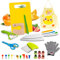 Riwer Set di Coltelli da cucina per bambini 28 Pezzi Montessori Coltello per bambini giocattolo Coltello in Legno e pelapatate per Tagliare Frutta o Verdura