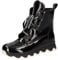 2Go Fashion Damen 8980-601 Mode-Stiefel, schwarz/weiß, 41 EU