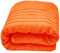 Lashuma Frottee Saunahandtuch 100x200 cm, London Saunatuch groß Clementin - Orange