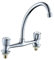 Hemobllo 1 Pc Rubinetto a due fori rubinetto del bagno a due maniglie miscelatore rubinetto acqua potabile kitchen rubinetto vasca rubinetto dell'acqua domestico Rubinetto girevole a 360°