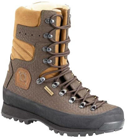 DIOTTO Canadian S, stivali da caccia e trekking, impermeabili, membrana Windtex, pelle naturale, suola di montagna, marrone, 42 EU