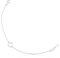 TOUS Pulsera de Plata de Primera Ley para Mujer con Motivo de Corazón, 17,5 cm de Largo, Elegante y Sofisticado, Colección Silueta