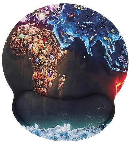 TOGEVAL Repose-poignet Mousse à Mémoire De Forme Pour Tapis De Ergonomique Respirant Pour Bureau Et Usage