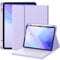 drivego Case with Keyboard for iPad Air 11 Inch (M3 2025/M2 2024), Detachable Keyboard Case for iPad Air 4th 5th generation 10.9 Inch Wireless Pencil Charging, Anti-fall Keycaps, UK Layout, Lavender