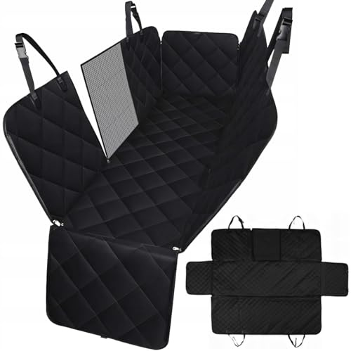 Retoo Hundeautositzbezug Kofferraumschutz für Hunde, 139,5x204 cm | Kofferraum Schutzmatte mit Seitenschutz & Tasche, Wasserabweisende Hundedecke, Universelle Passform für Auto