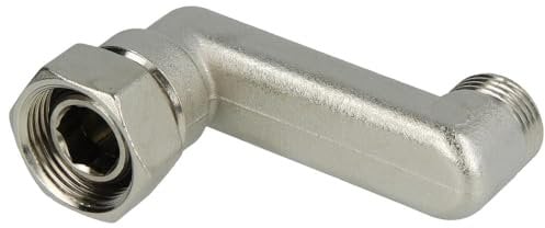 Exzenterverschraubung S-Anschluss 1/2 x 3/4 Überwurfmutter 10 bis 60mm Versatz (60 mm Versatz)