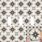 JOZMMZEOOA 30 Pieces Black and White Tile Stickers 10 x 10cm Waterproof & Removable Stickers Backsplash Tile Stickers Stick and Peel for Kitchen Bathroom