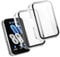 Vroxdrez 2 Custodie Compatibili con Samsung Galaxy Fit 3 con Pellicola Protettiva, Cover 360° in Policarbonato Rigido Ultra Sottile, Antigraffio – trasparente