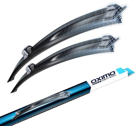 MOTOS Scheibenwischer Set für Volvo C30 08.2010-07.2012 - Modernste Konstruktion, scheibenwischer vorne, Extrem leise, Langlebig & Wetterfest, TÜV & REACH Zertifiziert