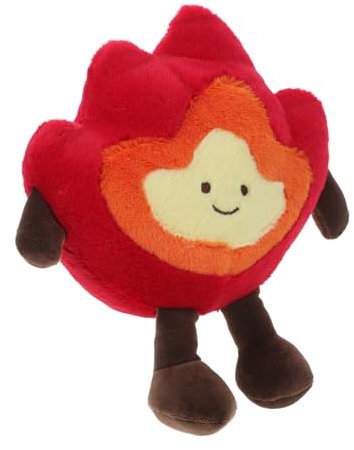 GLEAVI Lustiges Lagerfeuer-plüschtier Weiches Brennholz-Spielzeug Cartoon-Dekoration Für Zuhause Simulation des Lagerfeuers Als Kissen Oder Raumdekor