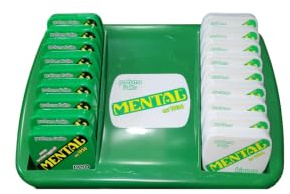 Mental - Pasticche/Confetti alla menta liquirizia pacco assortito con rendiresto - 18 astucci da 17g