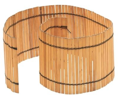 TerraGala Bambusmatte | Apus | 50cm x 200cm x 0,5cm | für Pflanzkübelverkleidung | Bambusabdeckung | wetterfeste Bambusmatte für Blumentöpfe
