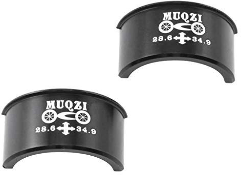 Perfeclan Fahrrad Cycle Umwerfer Clamp Shim Adapter Umwandlern 28,6 Mm Auf 34,