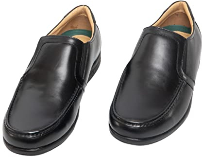Roamers Mens Leather XXX Extra Wide Twin Gusset Casual Shoe